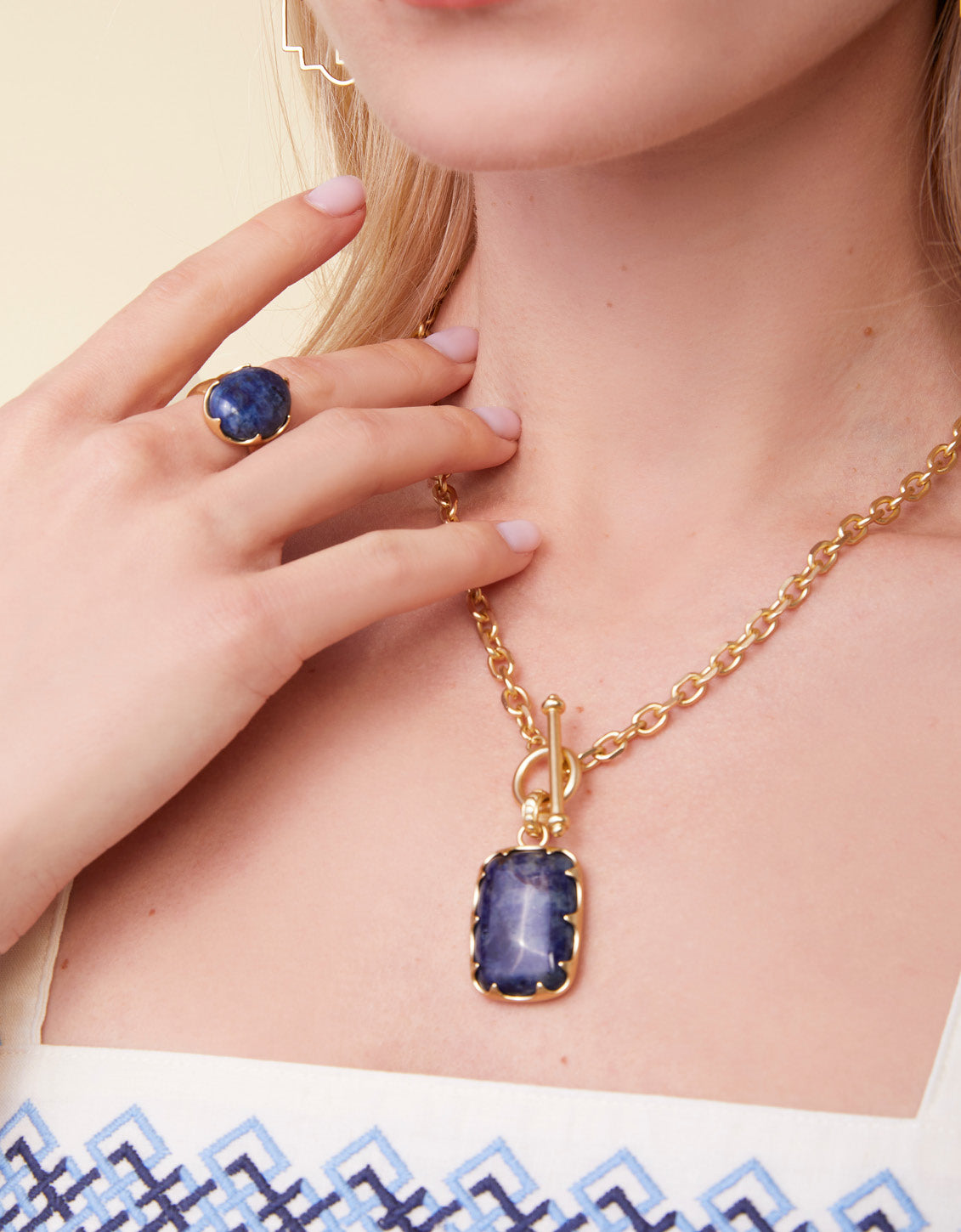 Coralie Ring Blue - Image 4